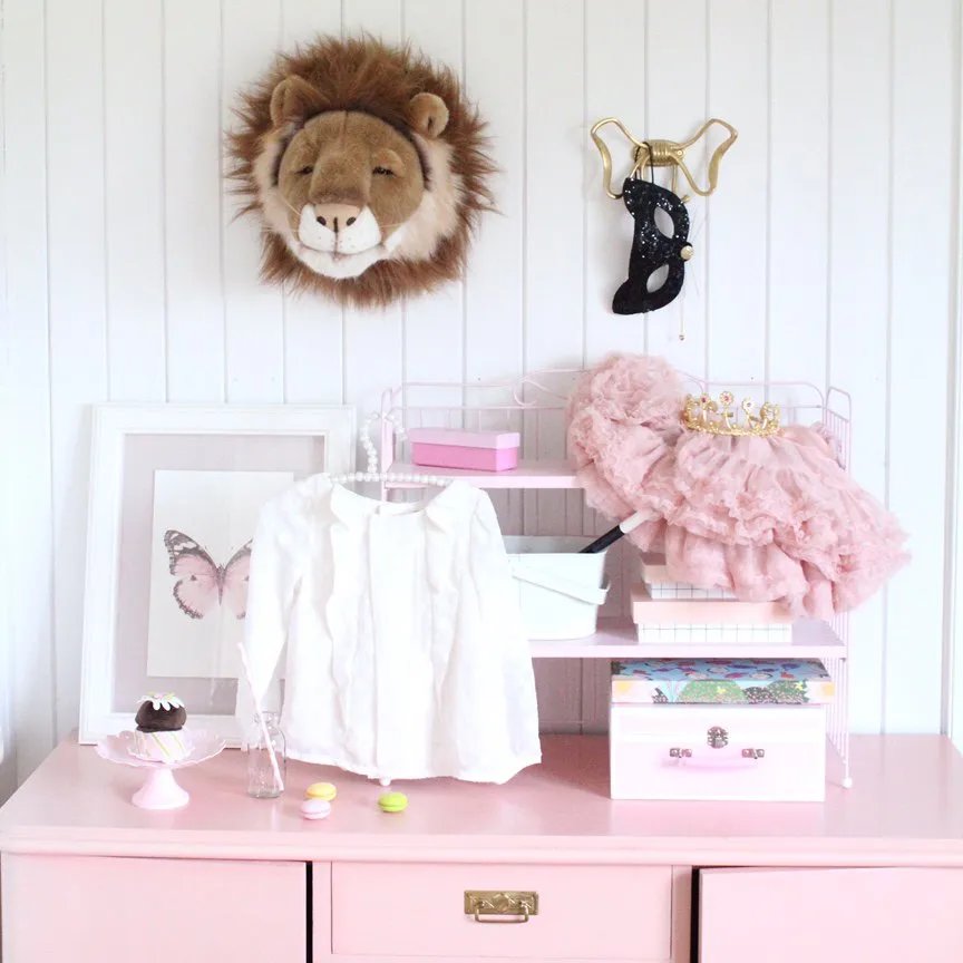 Pluche dierenkop - Leeuw, Leeuw Brigbys