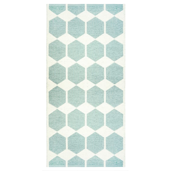 Anna vloerkleed aqua - 70 x 140 cm. - Brita Sweden