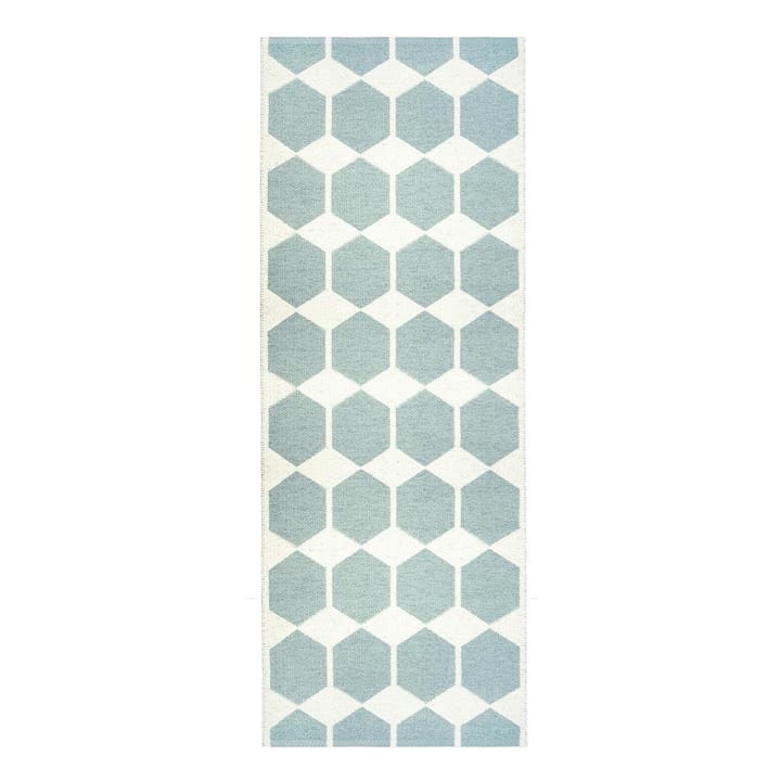 Anna vloerkleed aqua - 70 x 200 cm. - Brita Sweden