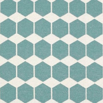 Anna vloerkleed aqua groot - 150 x 200 cm. - Brita Sweden