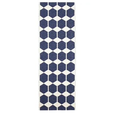 Anna vloerkleed blauw - 70 x 200 cm. - Brita Sweden