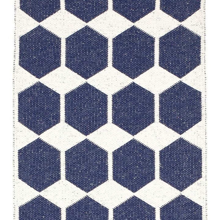 Anna vloerkleed blauw, 70 x 200 cm. Brita Sweden