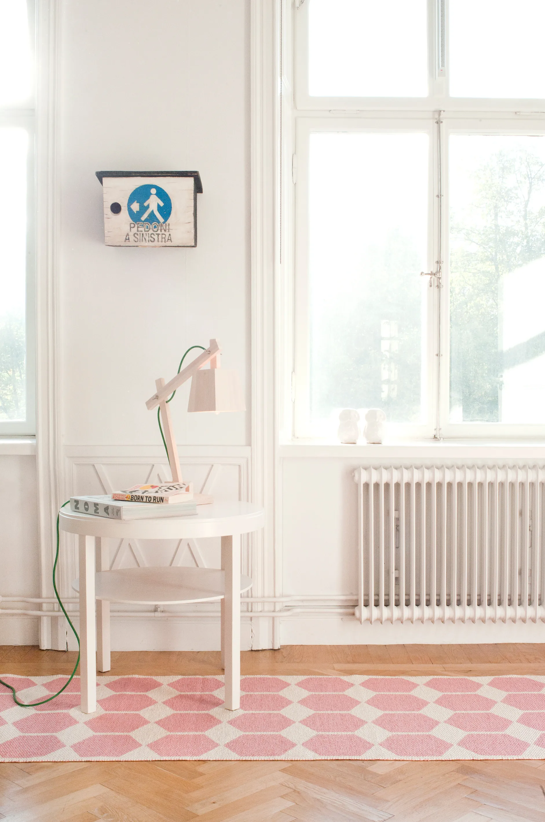 Anna vloerkleed roze, 70 x 200 cm. Brita Sweden