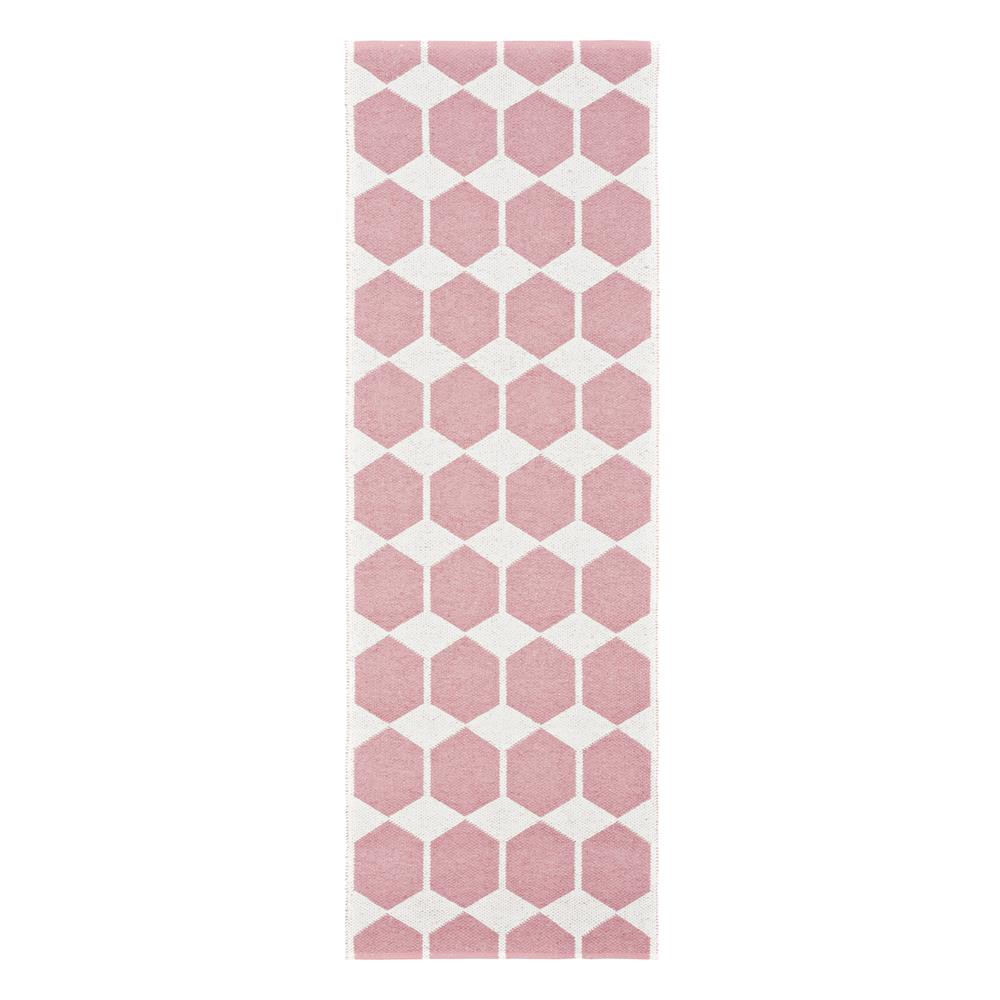 Brita Sweden Anna vloerkleed roze 70 x 260 cm. | Scandinavisch Interieur | Plastic vloerkleden | Roze