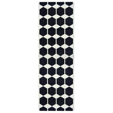 Anna vloerkleed zwart - 70 x 200 cm. - Brita Sweden