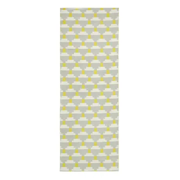 Confect vloerkleed mist (grijs) - 70 x 250 cm. - Brita Sweden