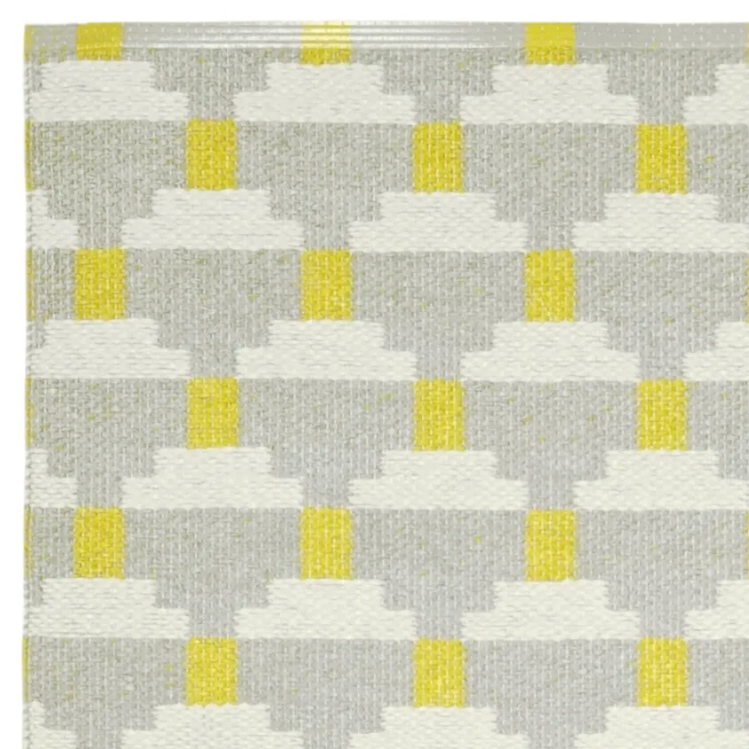 Confect vloerkleed mist (grijs), 70 x 250 cm. Brita Sweden