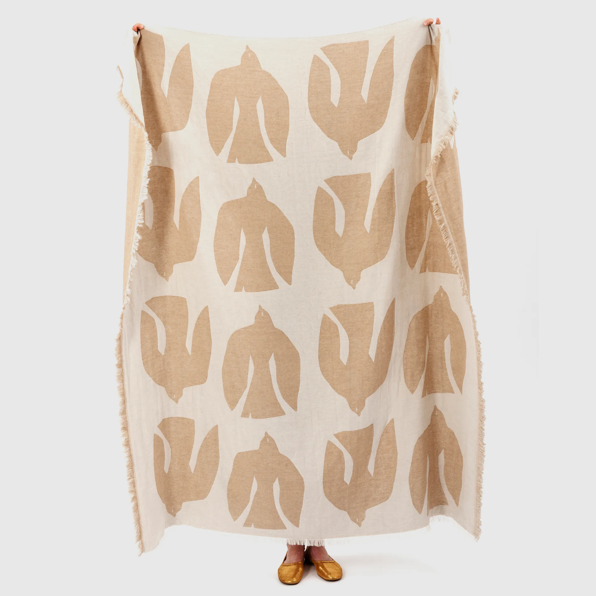 Early bird wollen deken 130x170 cm, Sand Brita Sweden