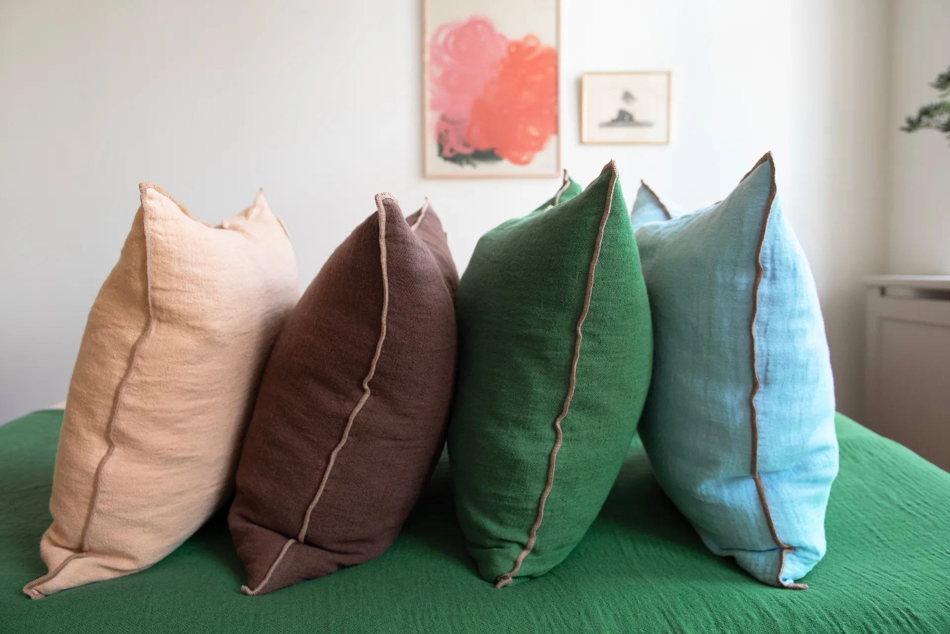 Evy kussenhoes, Kobaltblauw, 50x50 cm Brita Sweden