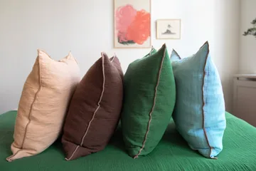 Evy kussenhoes - Kobaltblauw, 50x50 cm - Brita Sweden