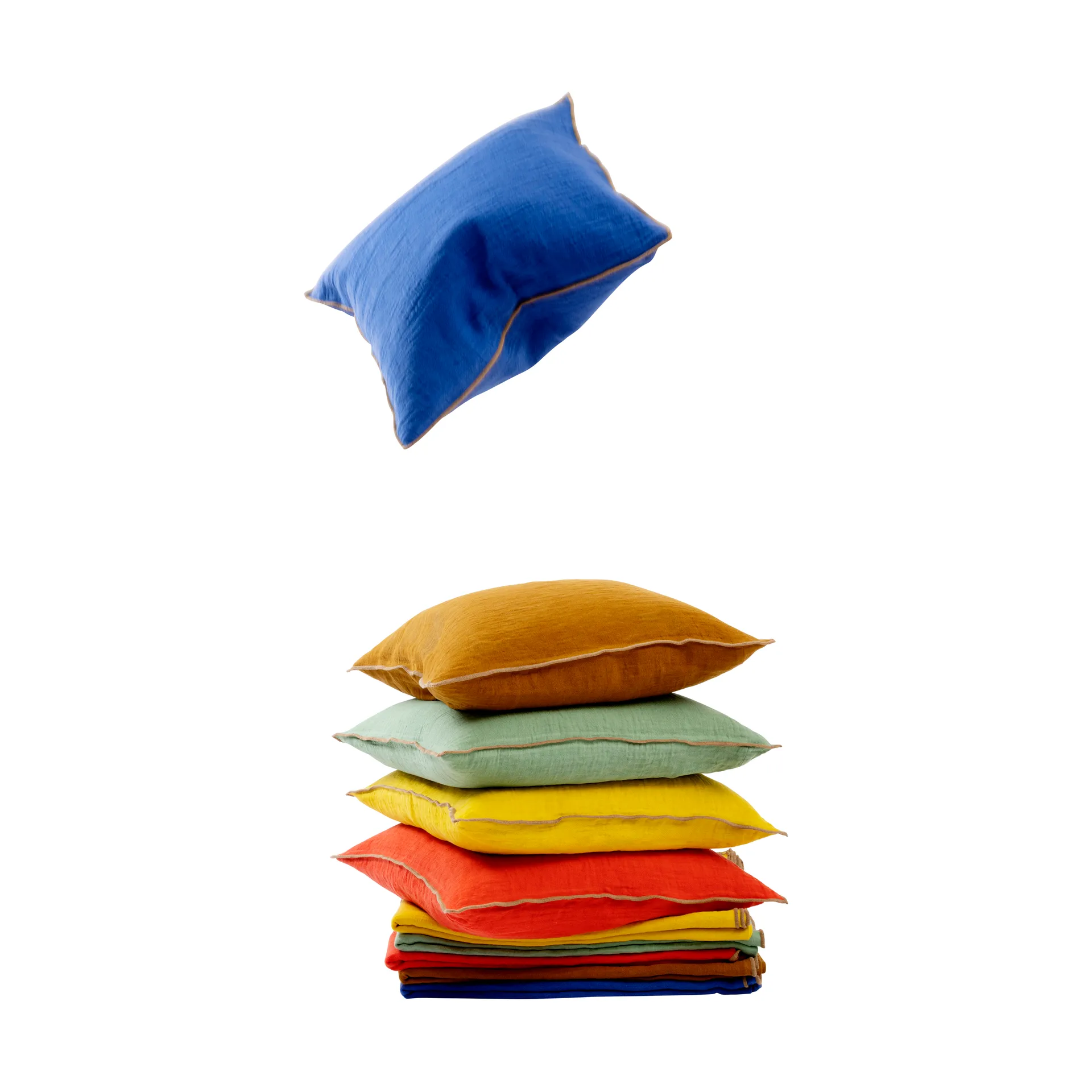 Evy kussenhoes, Kobaltblauw, 50x50 cm Brita Sweden