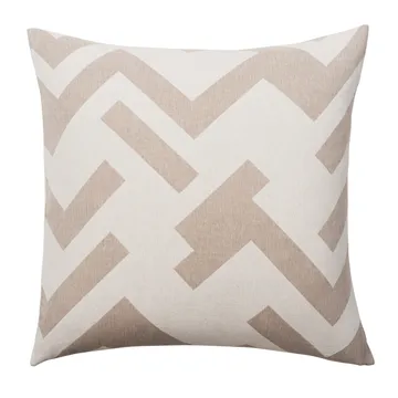 Florens kussenhoes - Greige (beige) - Brita Sweden