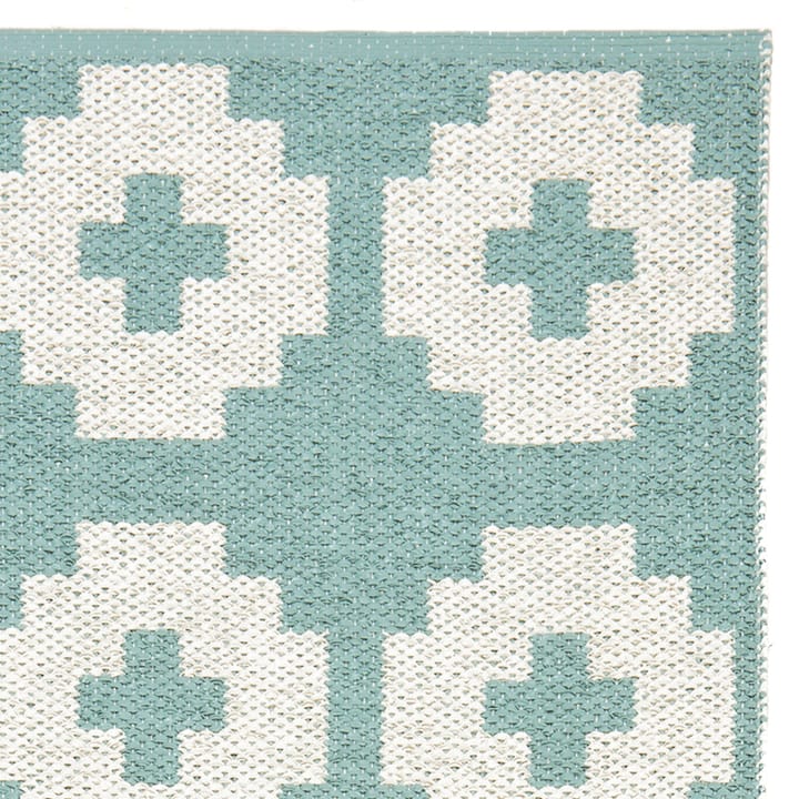 Flower vloerkleed lagoon, 70 x 300 cm. Brita Sweden