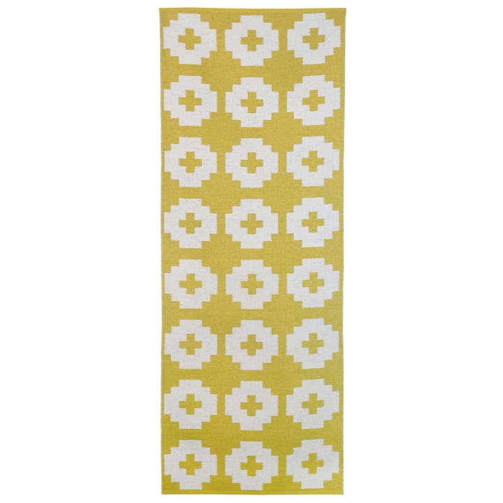 Flower vloerkleed sun (geel) - 70 x 150 cm. - Brita Sweden