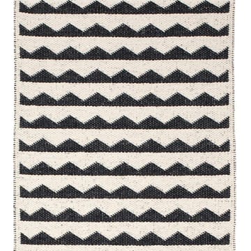 Gittan vloerkleed zwart - 70 x 300 cm. - Brita Sweden