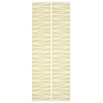 Helmi vloerkleed geel - 70 x 200 cm. - Brita Sweden
