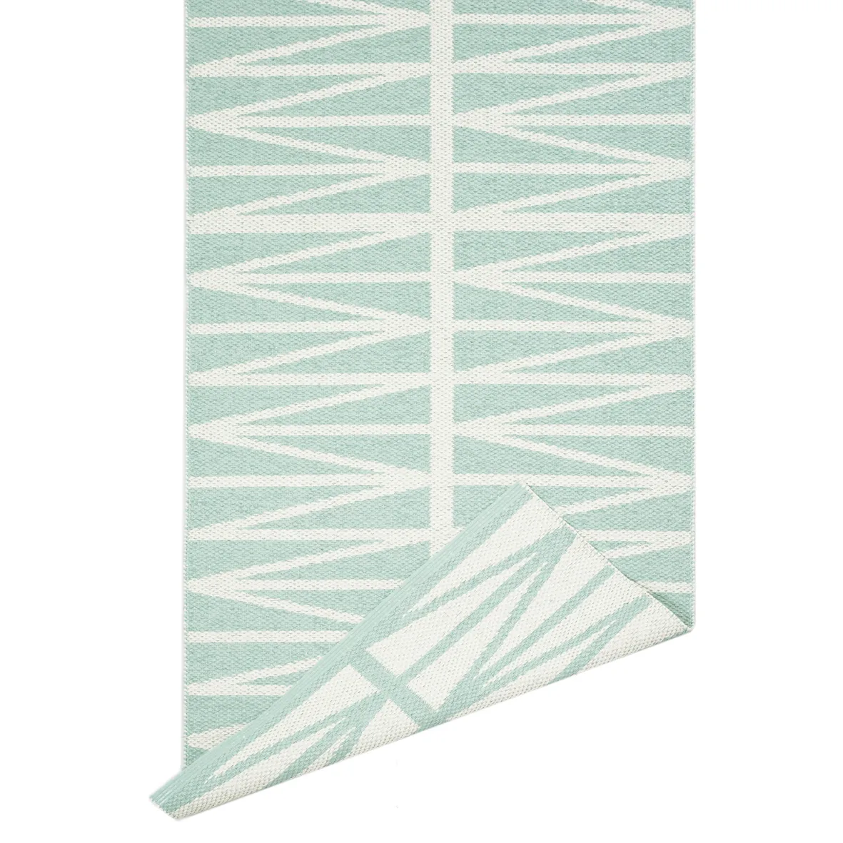 Helmi vloerkleed turkoise, 70 x 200 cm. Brita Sweden