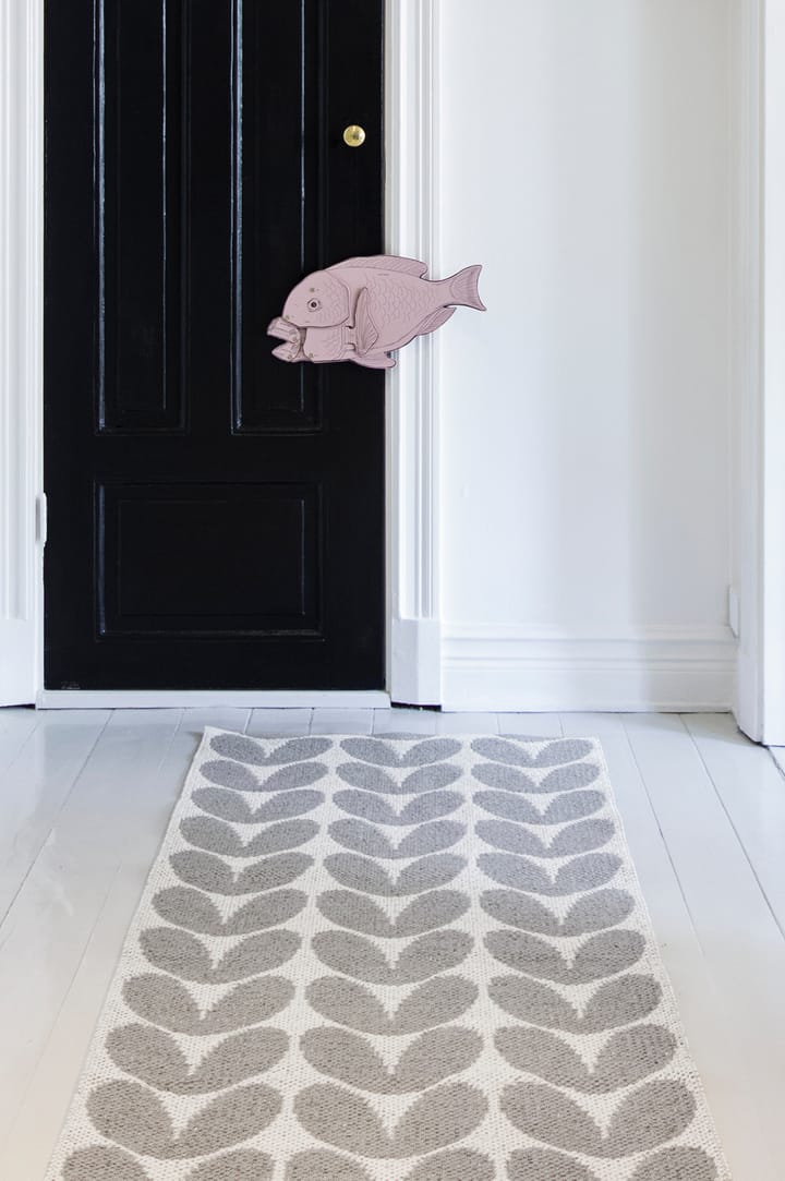 Karin vloerkleed grijs, 70 x 250 cm. Brita Sweden