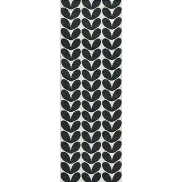 Karin vloerkleed zwart - 70 x 150 cm. - Brita Sweden