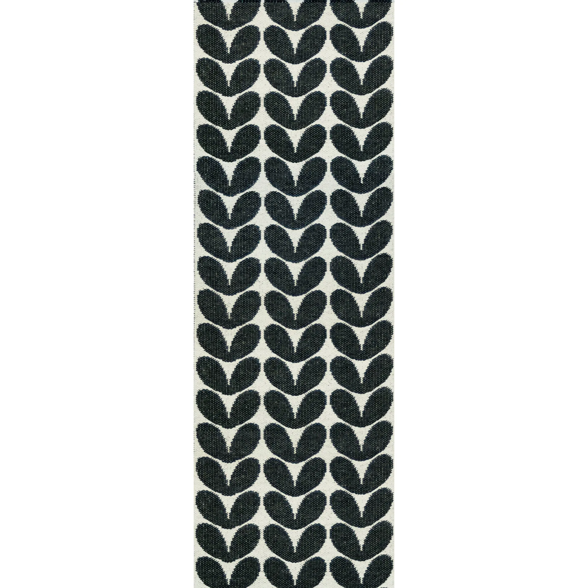 Karin vloerkleed zwart, 70 x 200 cm Brita Sweden