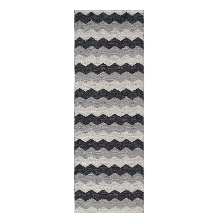 Luppio vloerkleed haze (grijs-zwart) - 70 x 200 cm. - Brita Sweden