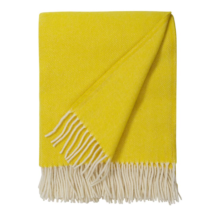 Mono plaid, wol - sulphur (geel) - Brita Sweden
