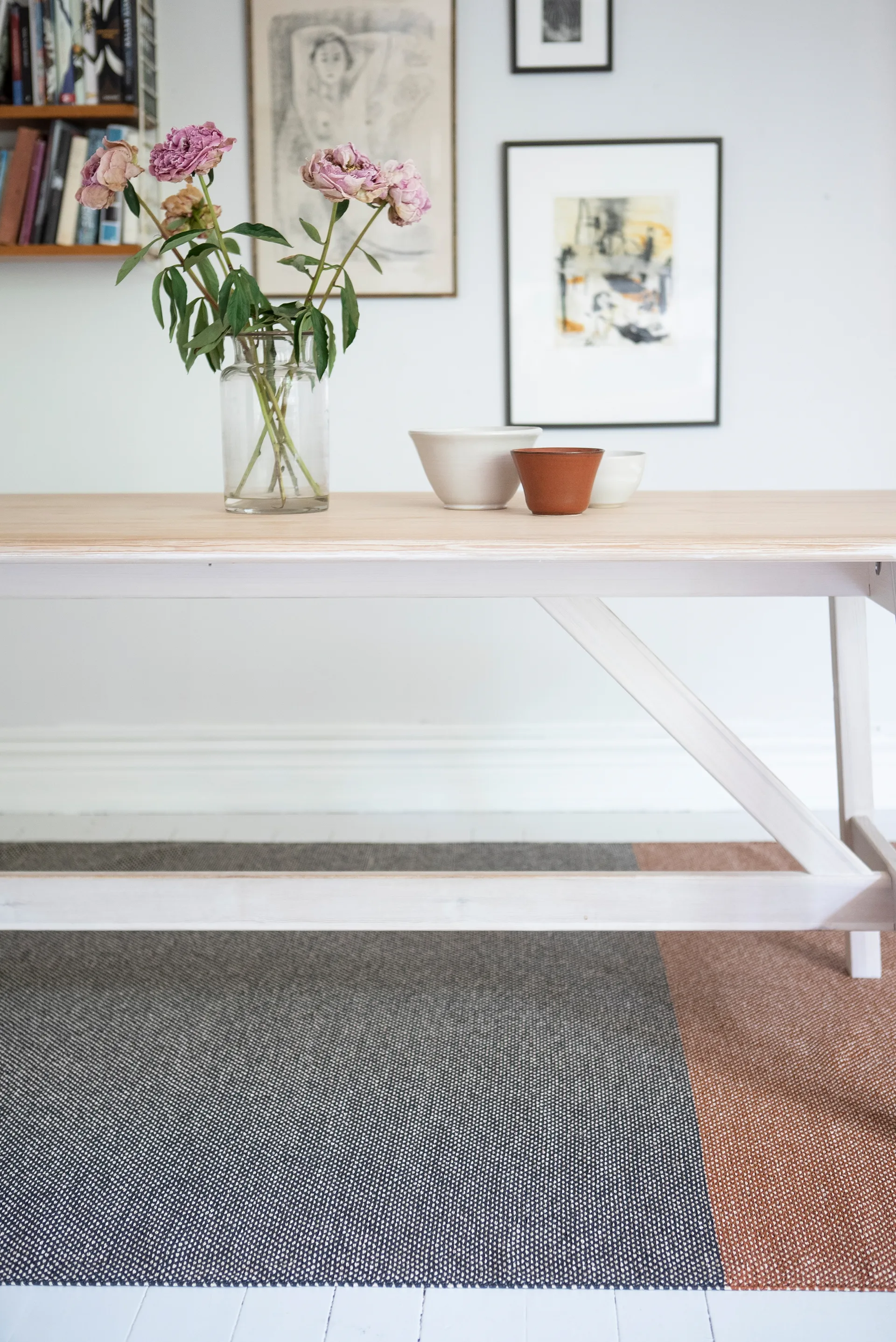 Moor vloerkleed mud (zwart-terracotta), 170x300 cm Brita Sweden