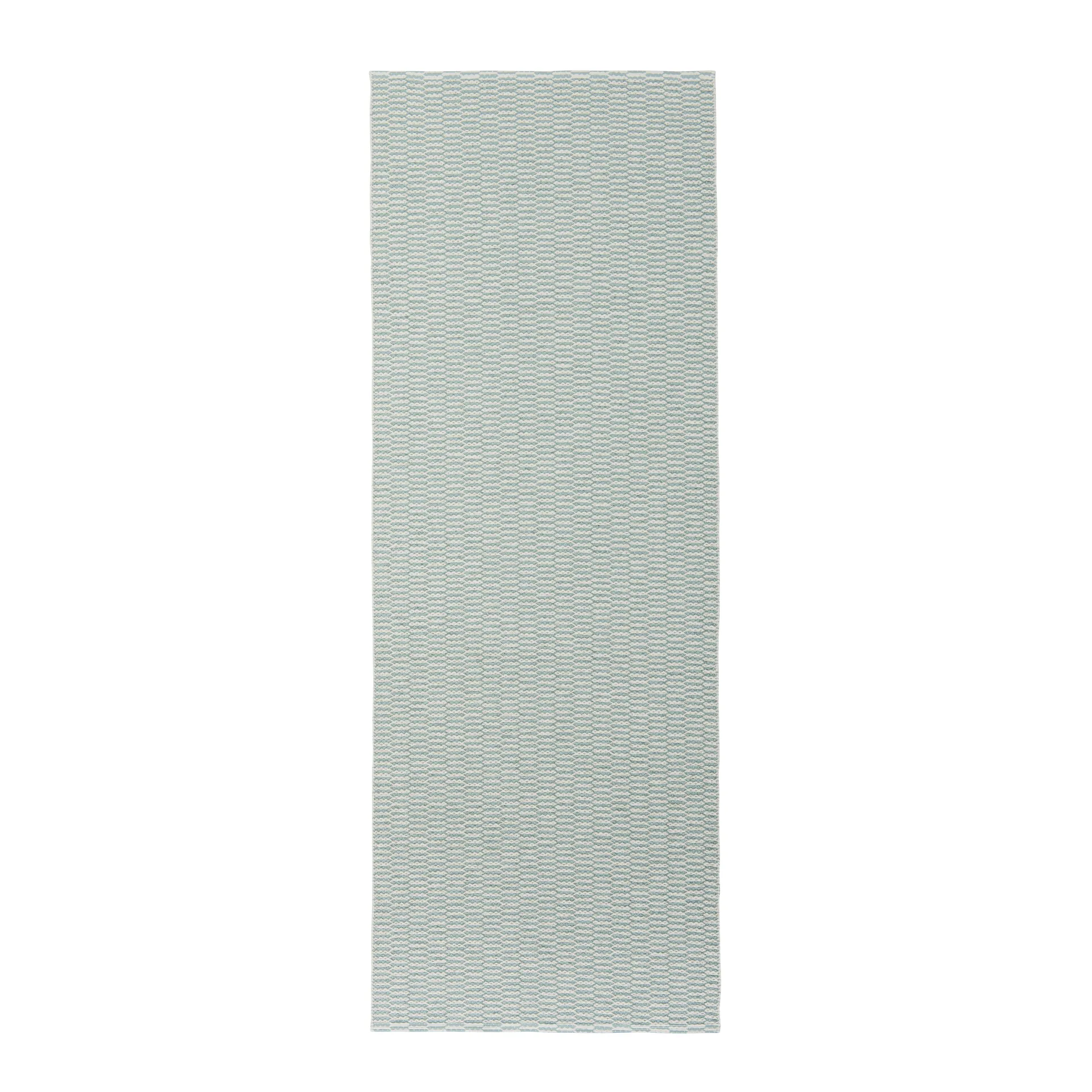 Pemba vloerkleed aqua, 70 x 250 cm. Brita Sweden