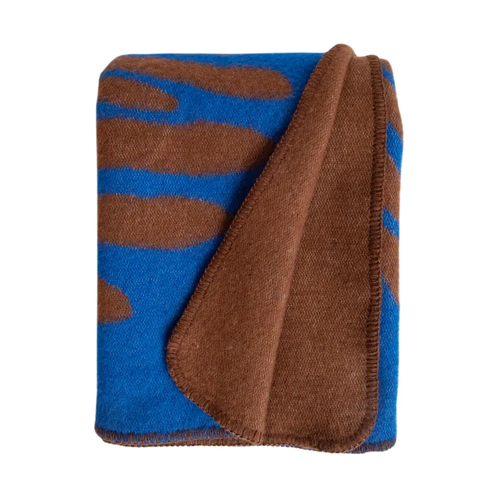 Pine plaid - Blauw, 180x130 cm - Brita Sweden