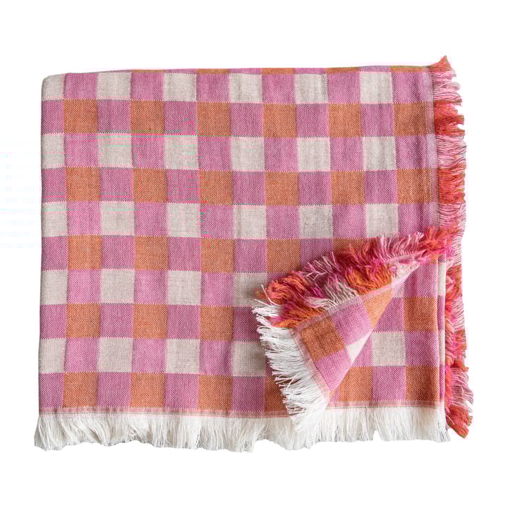 Poppy wollen deken 130x170 cm, Roze Brita Sweden