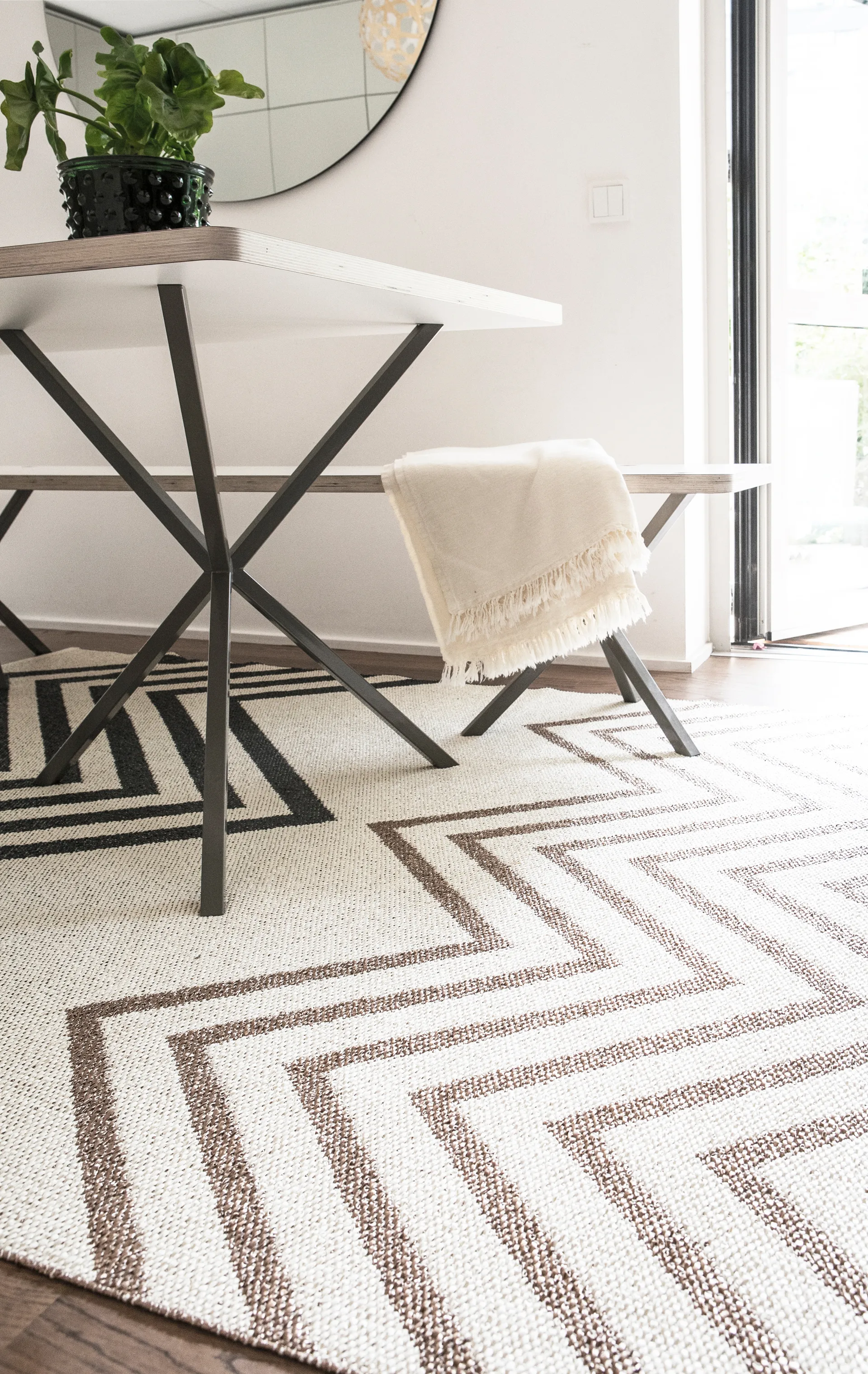 Sapmi plastic vloerkleed 170x250 cm, sparkle Brita Sweden