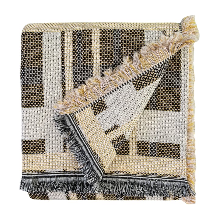 Tradition katoenen plaid 130x170 cm - Geel - Brita Sweden