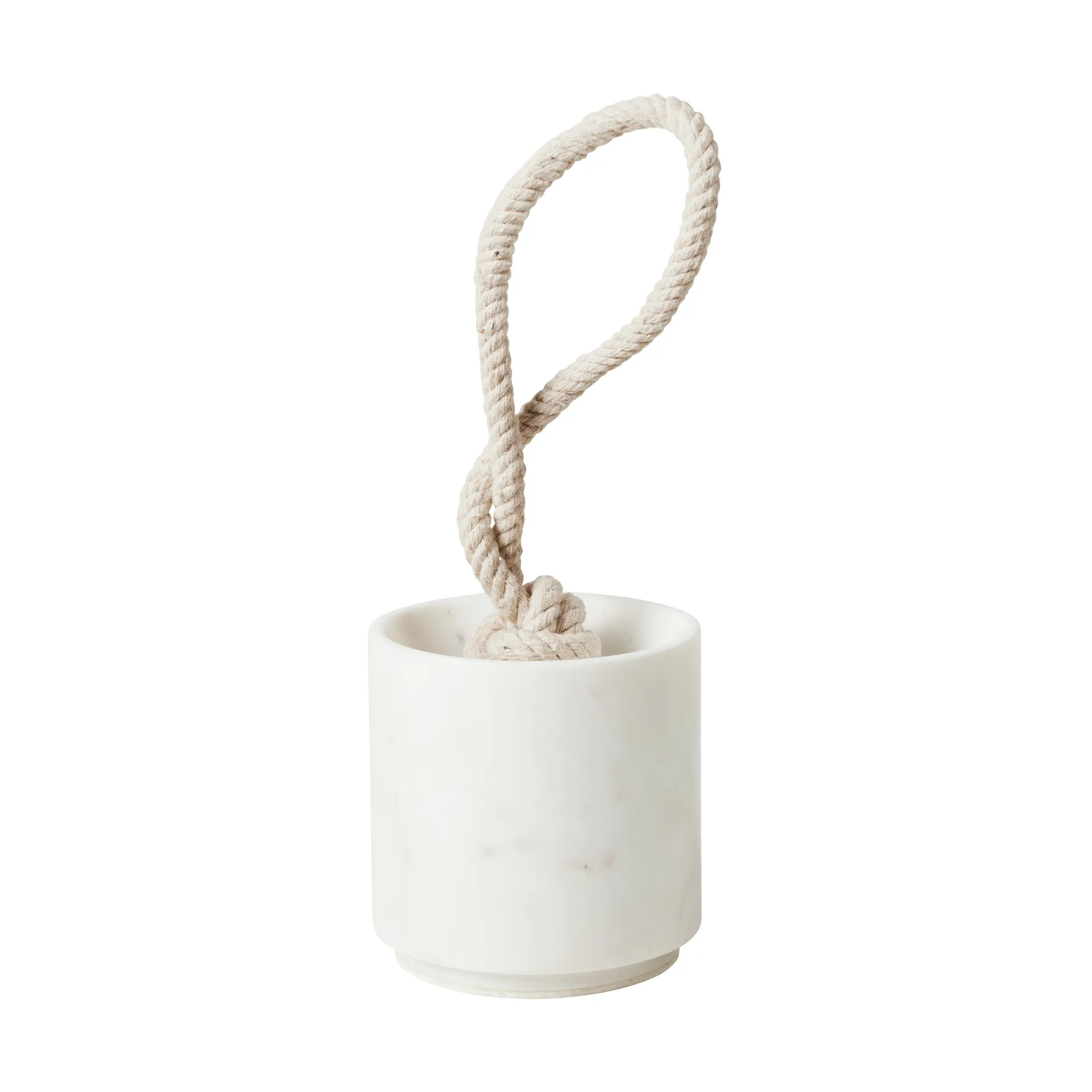 Abby deurstopper Ø10x10 cm, White marble Broste Copenhagen