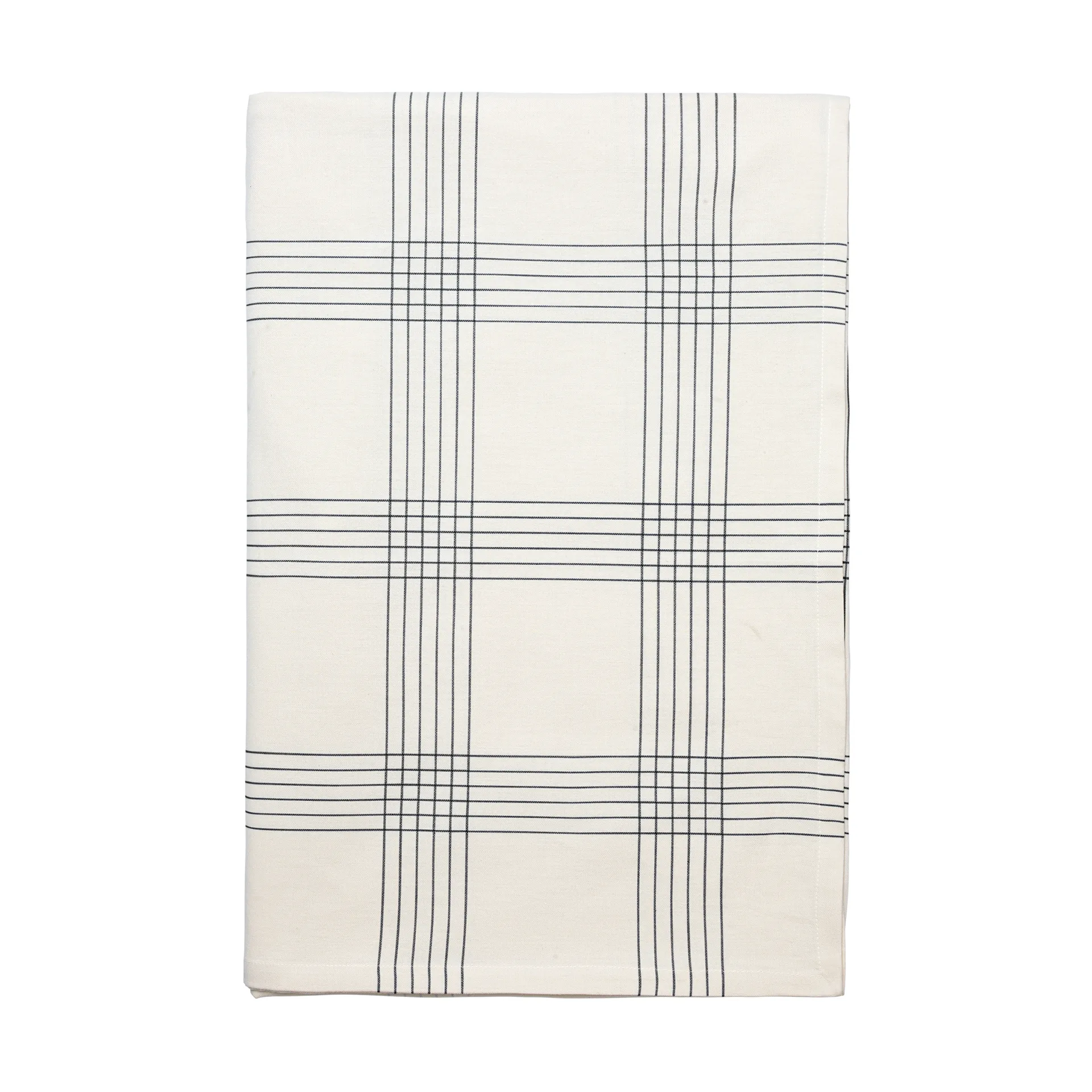 Alice tafellaken, 160x200 cm, Black-Natural Broste Copenhagen