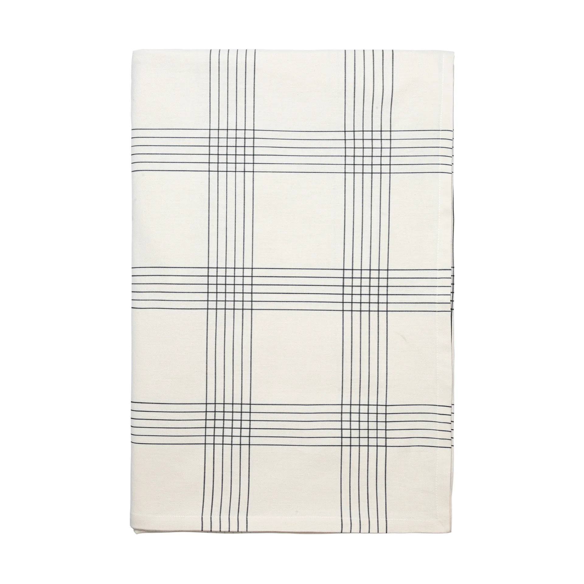 Alice tafellaken, 160x300 cm, Black-Natural Broste Copenhagen