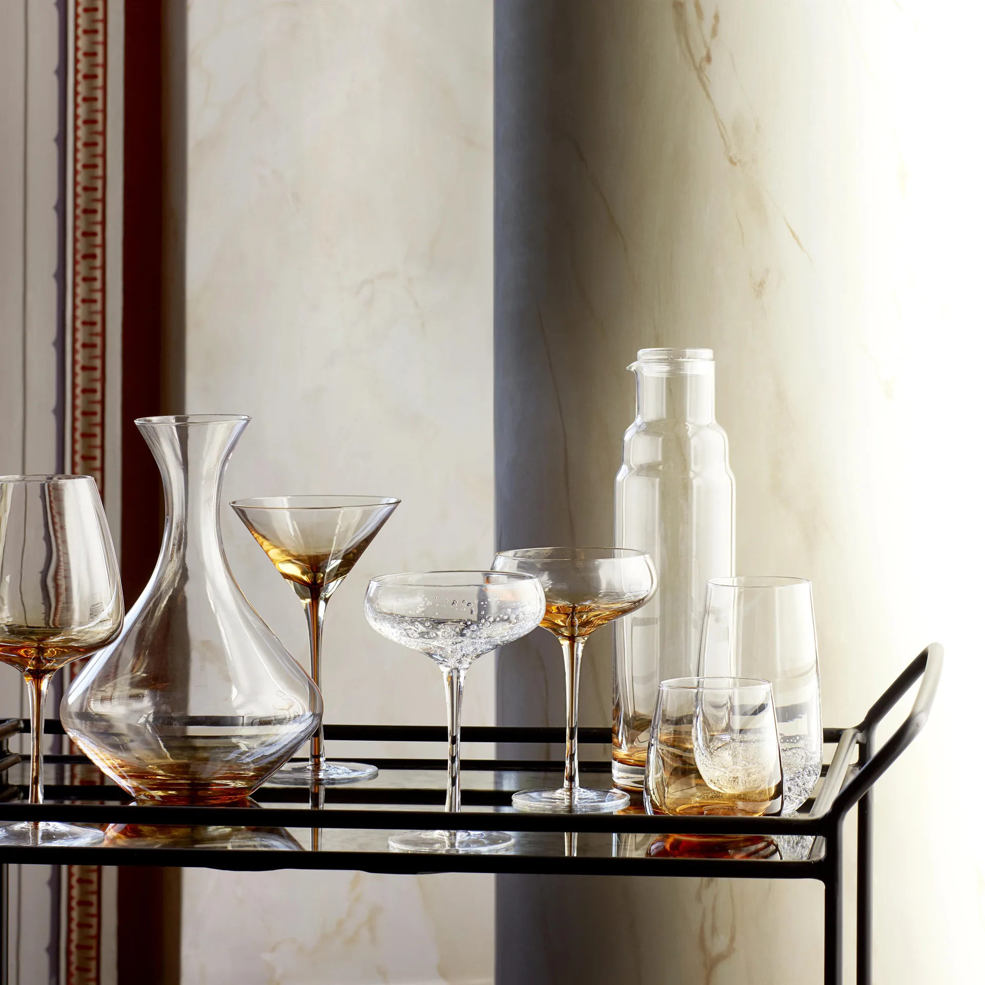 Amber cocktailglas, 20 cl. Broste Copenhagen