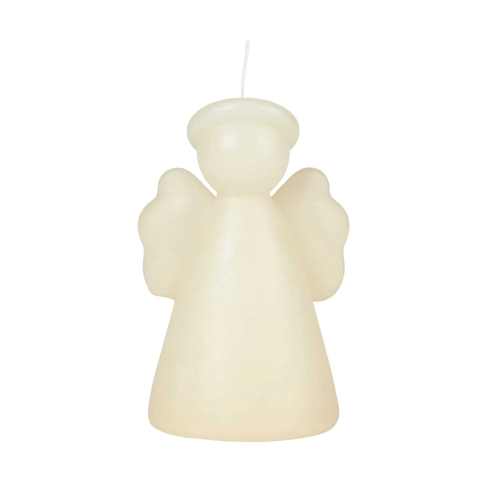 Angel sculpture kaars 14 cm, Off white Broste Copenhagen