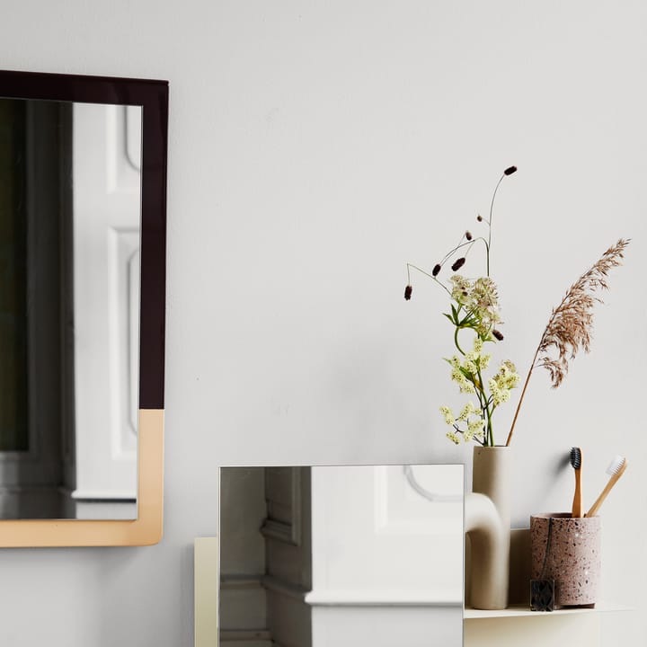 Blika spiegel 26x52 cm, Paars-beige Broste Copenhagen