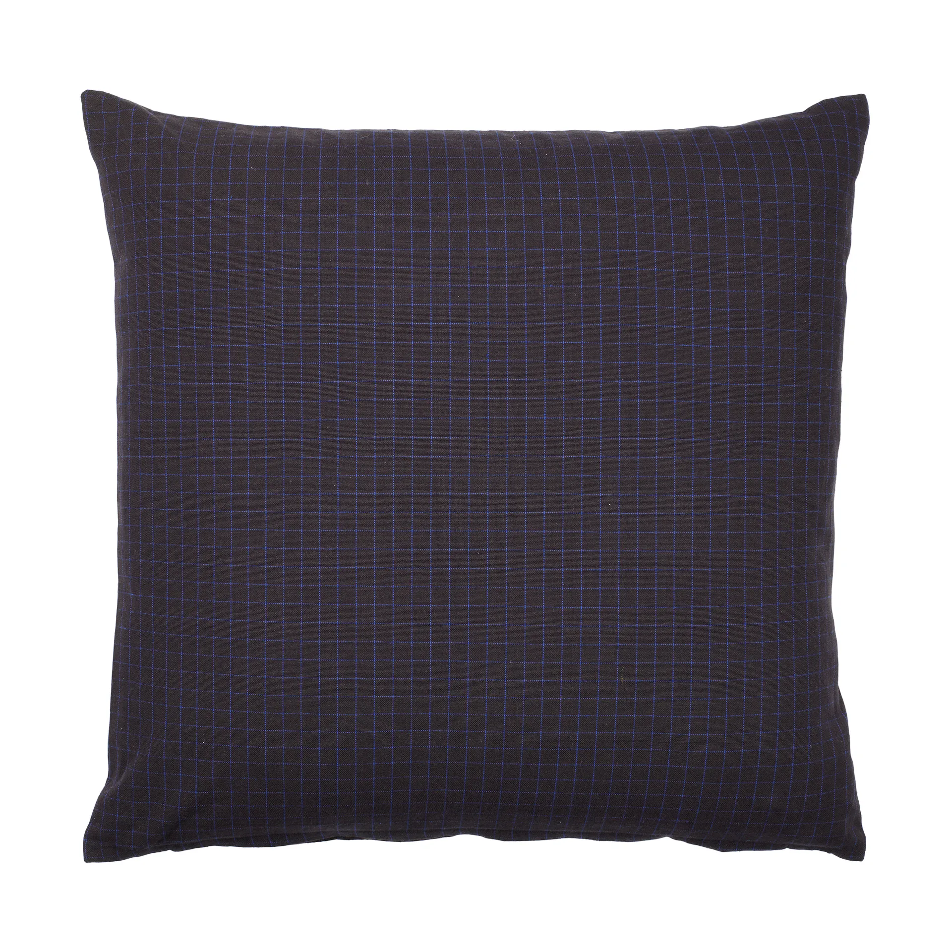 Bodil kussenhoes 50x50 cm, Black-intense blue Broste Copenhagen