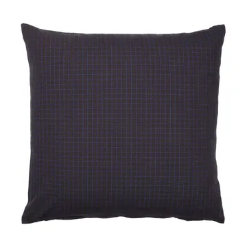 Bodil kussenhoes 50x50 cm - Black-intense blue - Broste Copenhagen