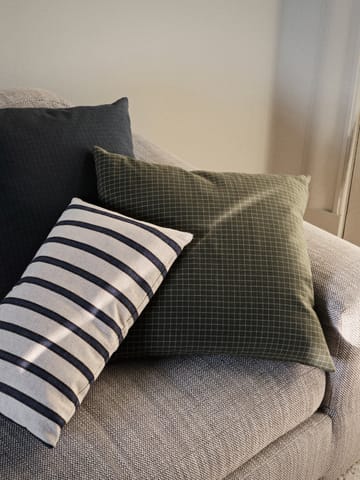 Bodil kussenhoes 50x50 cm - Grape leaf green - Broste Copenhagen