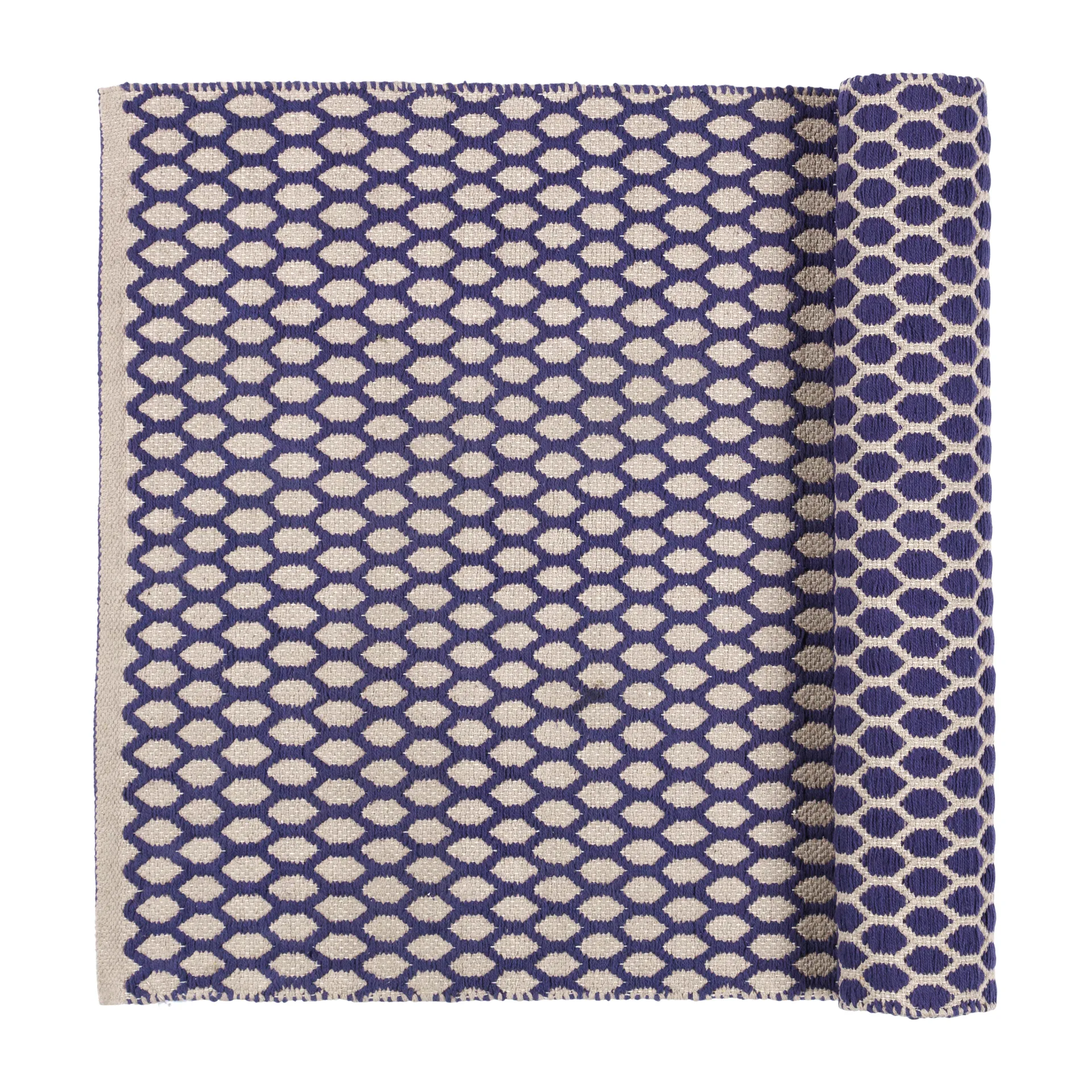 Boris vloerkleed 70x140 cm, Maritime blue Broste Copenhagen