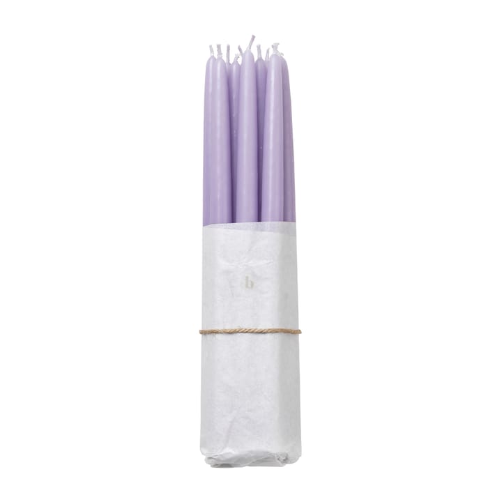 Broste Copenhagen dinerkaarsen 10-pack - Orchid light purple - Broste Copenhagen