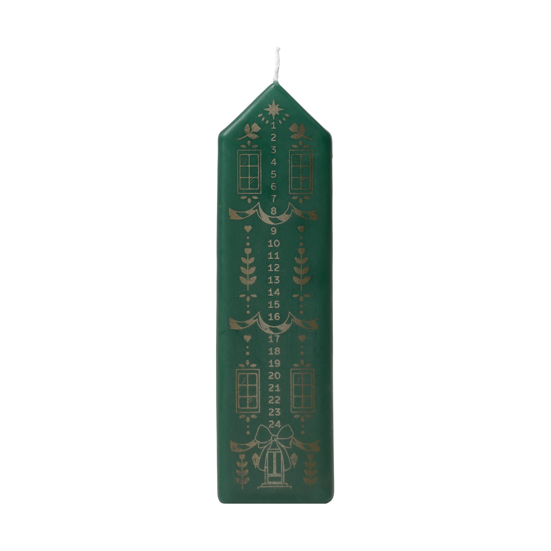Casa adventskaars, Dark Green-Gold Broste Copenhagen