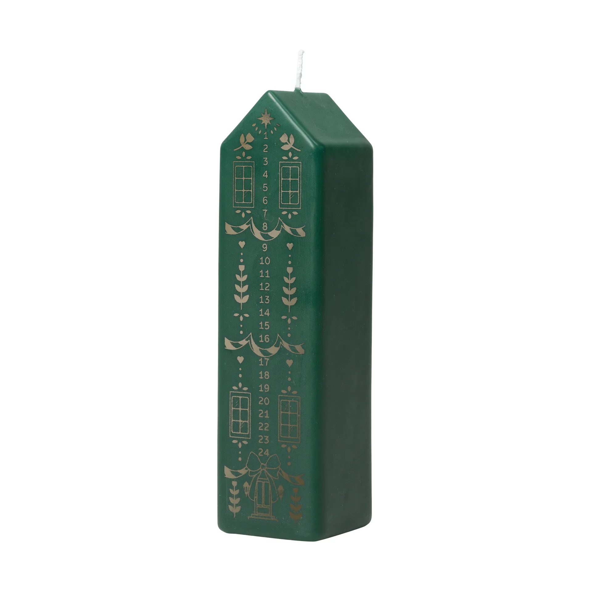 Casa adventskaars, Dark Green-Gold Broste Copenhagen