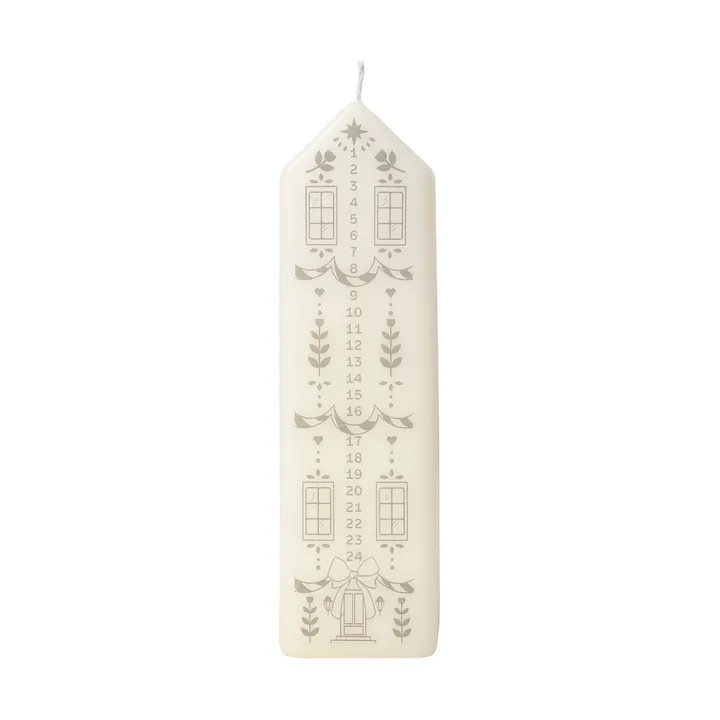 Casa adventskaars - White-Silver - Broste Copenhagen