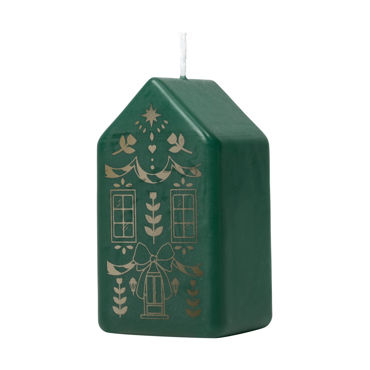 Casa stompkaars, Dark Green-Gold Broste Copenhagen