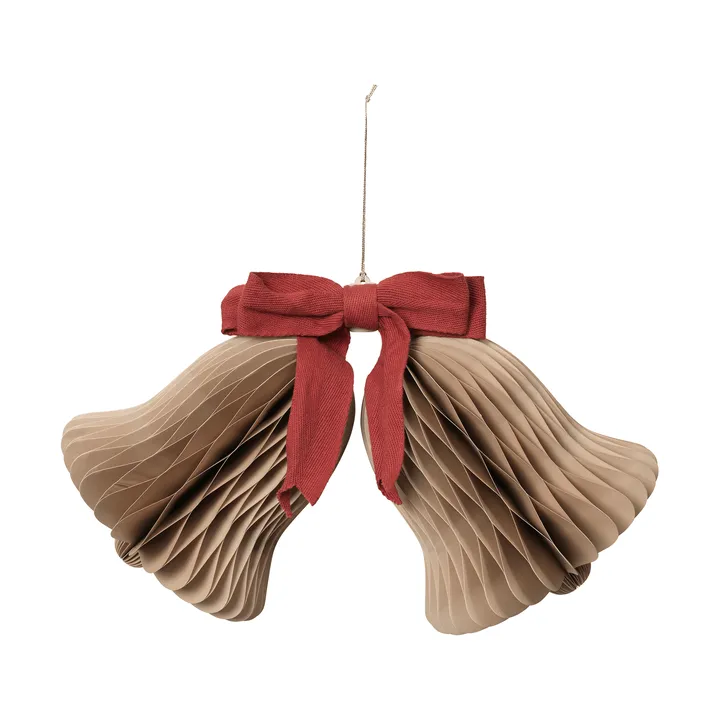 Chime bel kersthanger - Natural Brown-Red - Broste Copenhagen