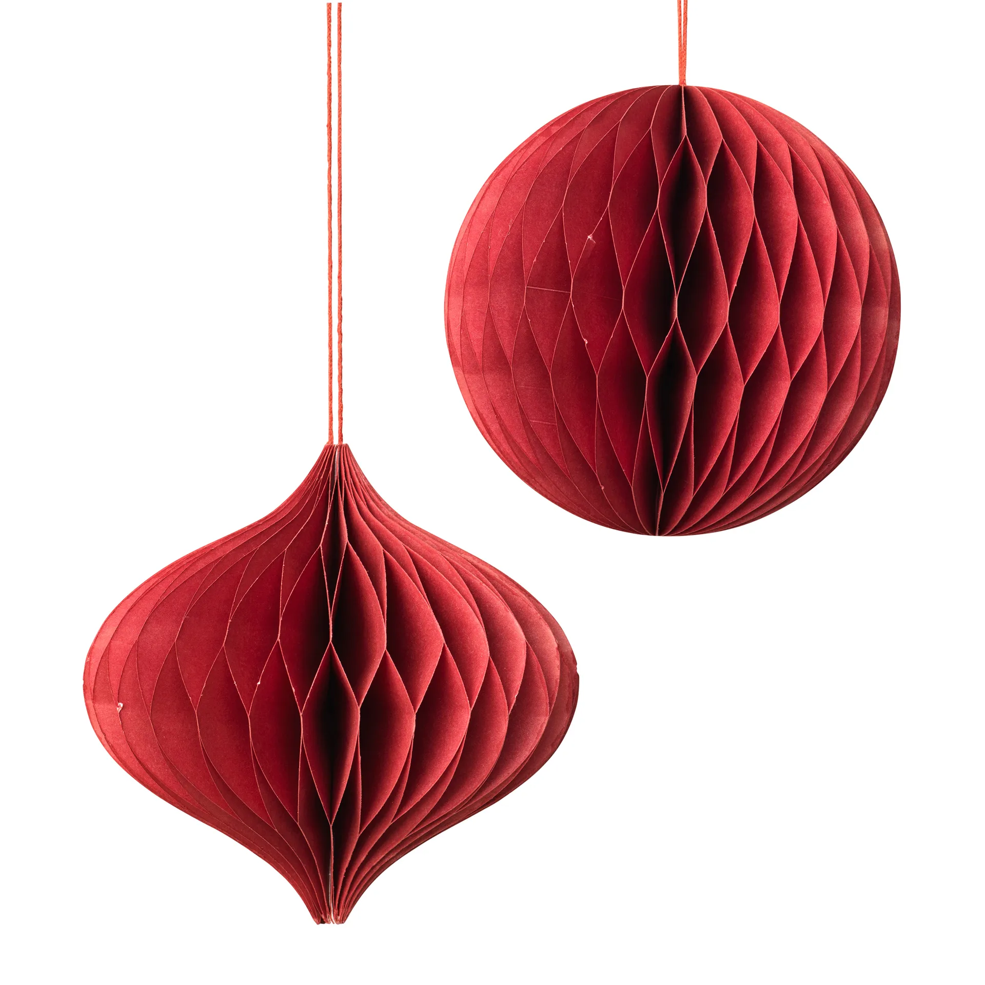 Christmas mix kerstbal-kerstdecoratie 2-delig Pompeian red Broste Copenhagen