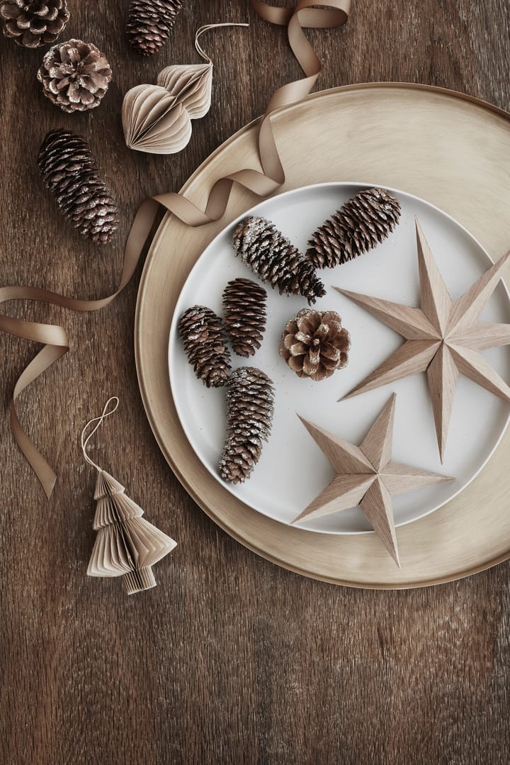 Christmas mix kerstdecoratie 2-pack - Natural brown - Broste Copenhagen
